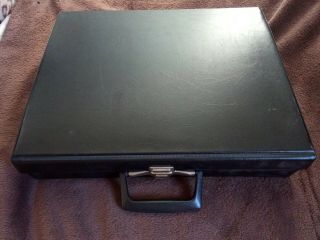 Vintage Retro Cassette Case Storage Case In Black (holds 42 Cassettes)