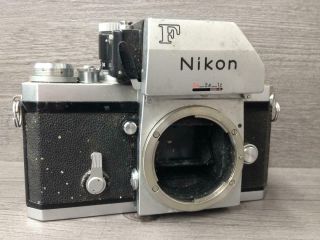 Vintage Nikon F 35mm Slr Film Camera Body Only Metered Prism Parts Repair