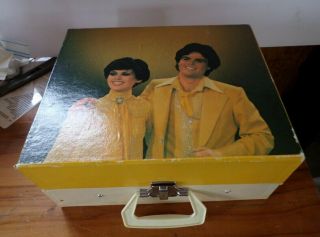 Vintage Donny And Marie Osmond Record Player In