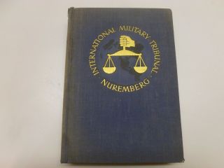 1948 Book Major War Criminals International Military Tribunal Nuremberg English