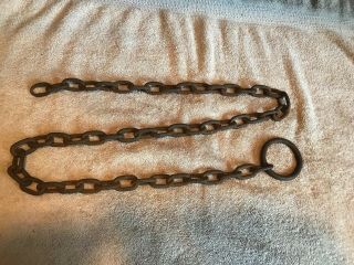 Vintage Newhouse Bear Trap Chain Extension Wolf Trapping Victor Sargent