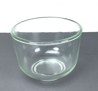 Vtg Oster Kitchen Center Small Glass Bowl Replacement 6.  5 " Diameter