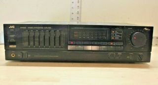 Vintage Jvc Model Ax - R350bk Stereo Integrated Amplifier Sea Graphic Equalizer