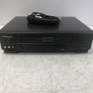 Panasonic Pv - 4559 Vcr Vhs Video Cassette Recorder 4 - Head Omnivision