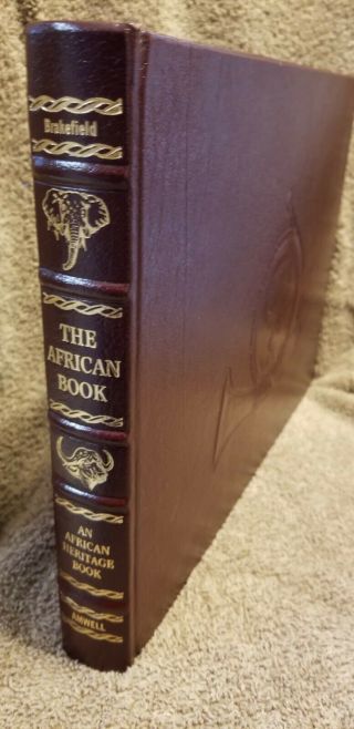 The African Book Tom Brakefield Bob Kuhn Amwell Press Leather Signed Hunting
