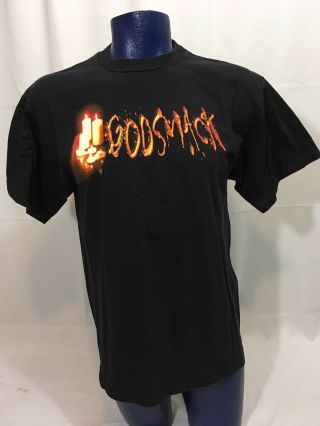Vtg 1990s Godsmack Whatever Band Concert Tour T - Shirt Large