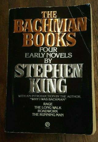 The Bachman Books Stephen King 1985 Tpb 1st Printing Richard Rage Running Man