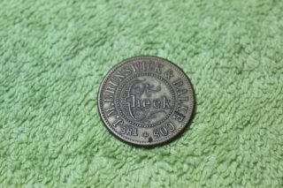 Vintage - Medal - The J.  M.  Brunswick & Balke Co.  - Christ Entemann - Good For 10 Cents