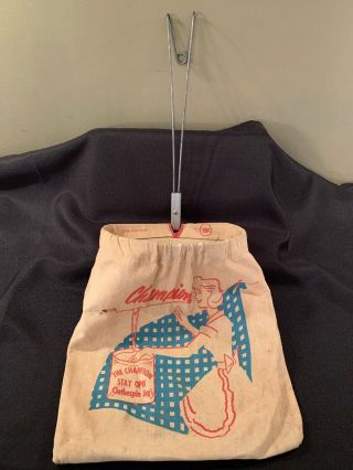 Vintage Champion Stay Open Clothes Pin Bag Clothesline Bag