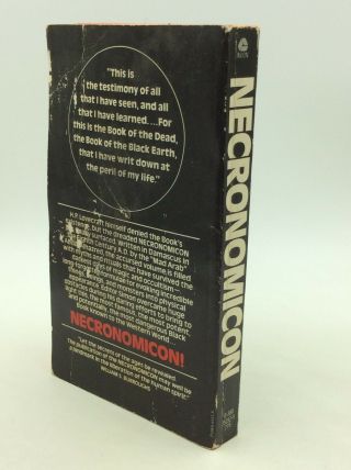 THE NECRONOMICON by [H.  P.  Lovecraft] - 1980 - Dark magic - Fantasy - horror - 3