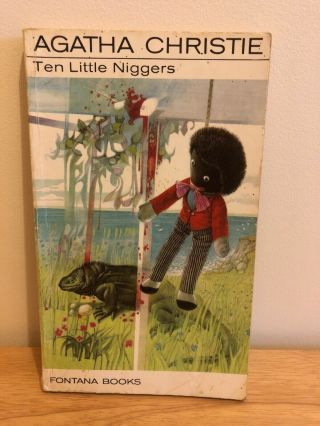 Agatha Christie Ten Little Niggers Paperback Book 1981 Fontana