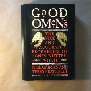 Good Omens By Neil Gaiman & Terry Pratchett (first Edition,  Hardcover In Jacket)