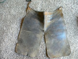 Vintage Leather Farriers Chaps Chinks For Horse Shoeing