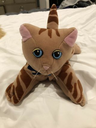Pound Purries Kitty Cat Brown Striped Tabby Tonka Plush 14in Vintage 1985 Toy