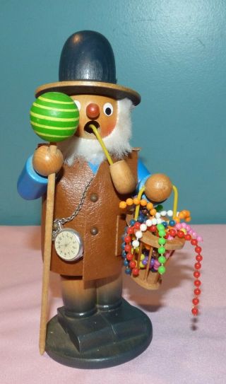 Vintage German Incense Smoker Figure,  Old Man
