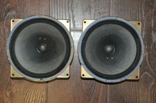 Pair (2x) Of 8 " Vintage Full Range Speakers 4gd35 (4ГД35).  Early Version 1