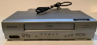 Emerson Ewv404 Hi - Fi Vcr 4 Head Video Vhs Player - W Av Cables No Remote