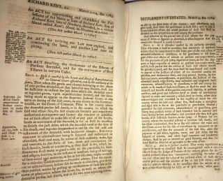LAWS COMMONWEALTH of MASSACHUSETTS 1ST VOL I 1780 - 1807.  With U.  S.  CONSTITUTION 7