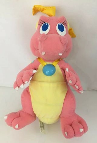 Playskool Hasbro Vtg Dragon Tales Talking Light - Up Pink Cassie Plush Toy 1999
