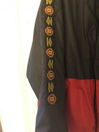 Vintage 90’s MANCHESTER UNITED Training Bench Jacket Coat Football Sports XXL 5