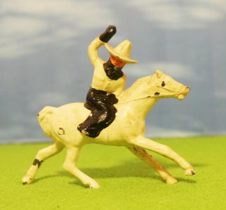 Vintage Barclay Manoil Lead Figure Rodeo Cowboy & Horse - 100 Toy (56)