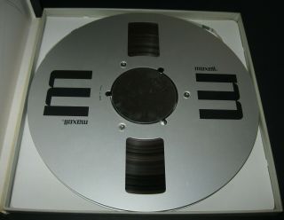 Maxell Xli 35 - 180b 10.  5 " Metal Reel " Sound Recording Tape " 3600 Ft.  Rock Music