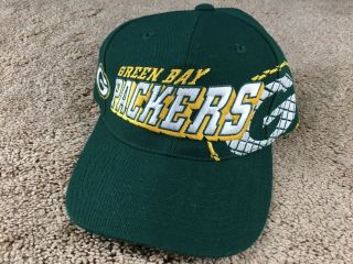 Vintage Green Bay Packers Hat Sports Specialties Snapback Football Nfl Script