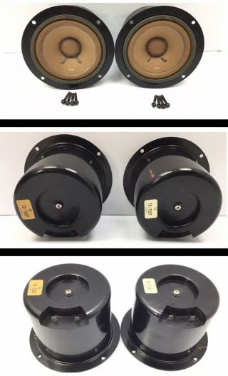 (2) Pioneer Cs - 77a Speakers Replacement Part Mid Range Speakers 12 - 702f