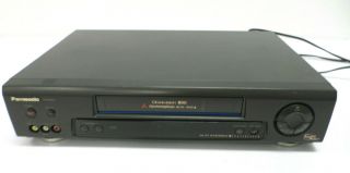 Panasonic Pv - S7670 S - Vhs Vcr Video Cassette Recorder Player Dynamorphous 4 Heads