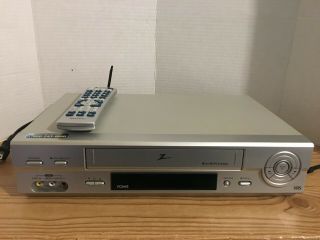 Zenith 4 Hd Hi Fi Stereo Vcr Vhs Video Cassette Recorder Model Vcs442