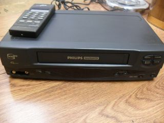 Phillips Magnavox Vrx342at22 Vcr Plus 4 Head Vhs Player Recorder