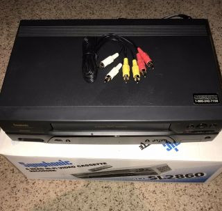 Symphonic SL2860 4 - Head Hi - Fi VCR VHS Cassette Recorder No Remote 3