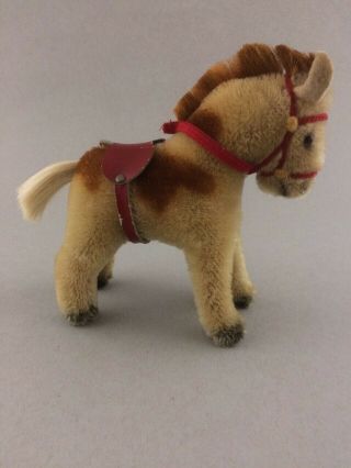Steiff Vintage Plush Miniature Donkey 1950 - 70 2