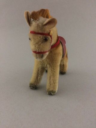 Steiff Vintage Plush Miniature Donkey 1950 - 70 3