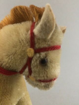 Steiff Vintage Plush Miniature Donkey 1950 - 70 5
