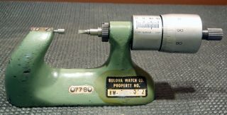 Vintage Swiss Made Tavannes Marked Bulova Bench Micrometer 0 - 15 Mm