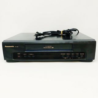 Panasonic Pv - 7400 Vcr/vhs Player 4 Head Video Vcr - No Remote -