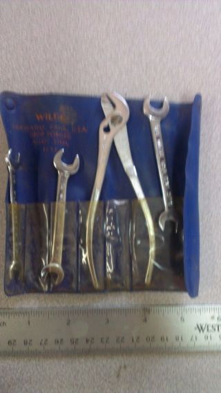 Vintage Wilde Tools Ignition Tune Up Set Kit 164r Made In Usa