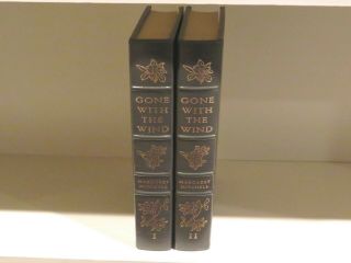 Easton Press Gone With The Wind 2 Volume Set Leather Collector 