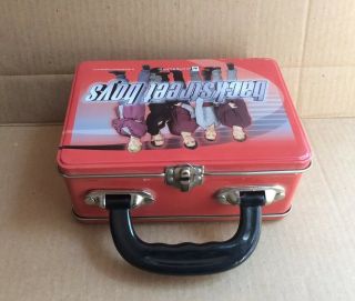Vintage 1999 Backstreet Boys Winterland Collectible Tin Empty Lunch Box 7 1/4”