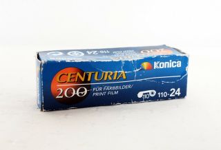 Vintage Konica Centuria 110 Colour Film Expired Lomo Retro 24 Exposures