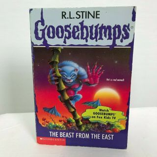 Vintage R.  L.  Stine Goosebumps The Beast From The East Paperback Book 1996