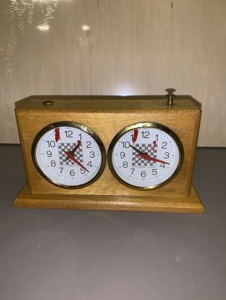 Vintage Jerger Germany Chess Stop Timer Clock