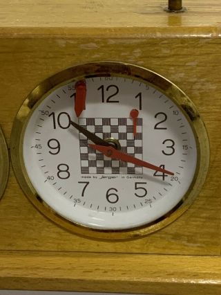 Vintage Jerger Germany Chess Stop Timer Clock 5