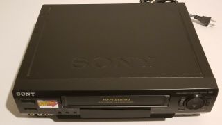 Sony Slv - N50 Vhs Vcr Hifi 19 Micron No Remote &