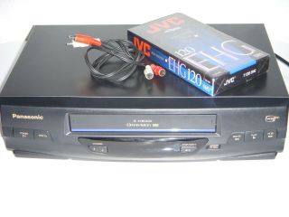Panasonic Pv - V4020 Omnivision 4 Head Vcr Player And Tape