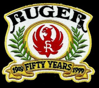 Ruger Sturm 50th Anniversary Firearms Patch 1949 - 1999 Rifles Pistols Shotguns