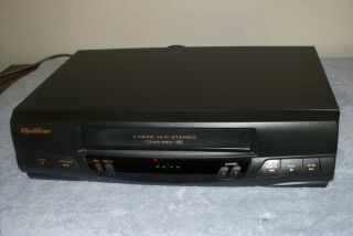 Quasar Vhq - 950 Vcr 4 Head Hifi Stereo Vhs Player Fully Functional With Remote