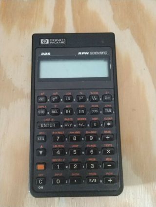Hewlett Packard Hp 32s Rpn Scientific Calculator