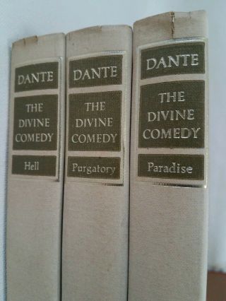 Box Set Of 3 By Dante Alighieri The Divine Comedy Hell,  Paradise,  Purgatory